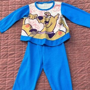 Blue Kids Pajamas with Cartoon Character